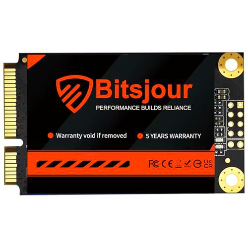 Bitsjour 256GB mSATA SSD SATA III 6Gb/s Single Lado 3D TLC NAND Mini Unidad de Estado Sólido Interno para Ultrabook Desktop PC Laptop