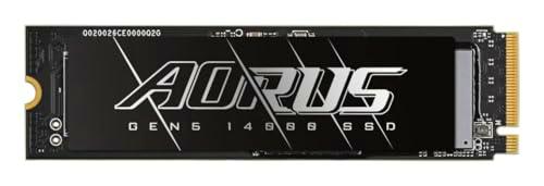 Gigabyte Aorus - Unidad de Estado sólido M.2 de 1 TB Gen5 14000 (PCIe Gen 5.0 x4/NVMe 2.0)