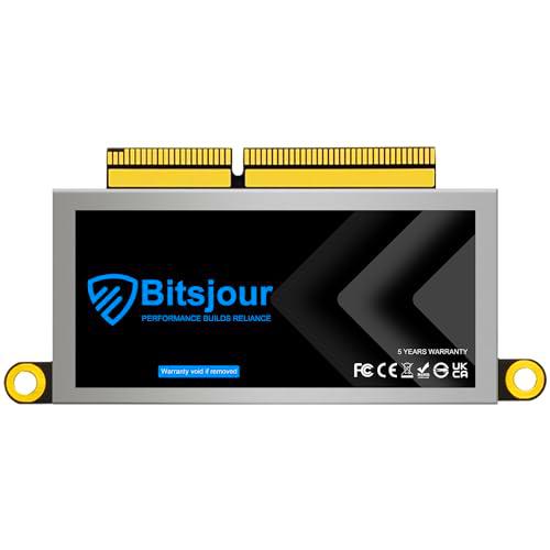 Bitsjour 256 GB SSD interno NVMe para Apple MacBook Pro 13" A1708 Finales de 2016 Mediados de 2017