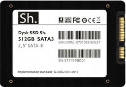 SH. SSD 512GB SATA3 de 2,5 Pulgadas SATA III Unidad Interna de Estado sólido