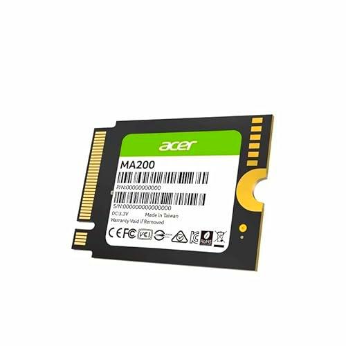 SSD NVMe 512GB PCIe 4x4 M.2 2230, Alta Velocidad de Transferencia
