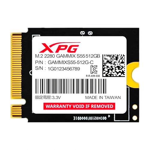 SSD M.2 2230 Gen4x4 512Gb, Alta Velocidad de Lectura/Escritura
