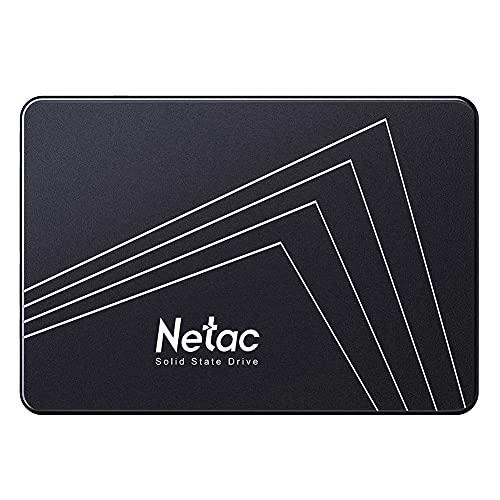 Netac 480GB SSD 2.5'' SATAIII 6Gb/s Disco Duro de Estado Sólido Interno 3D NAND Flash SLC Velocidad hasta 530MB/s