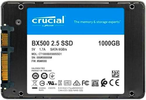 Crucial BX500 - SSD - 1 TB - intern - 2.5" (6.4 cm)
