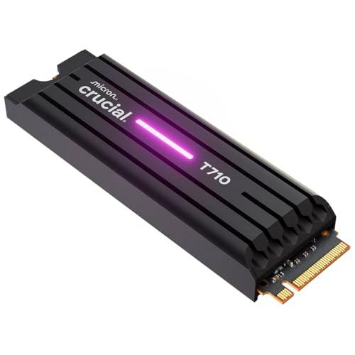 Crucial T710 SSD 2TB PCIe 5.0 x4 Gen5 NVMe M.2 con Disipador