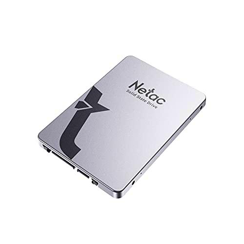 Netac 128GB SSD 2.5'' SATAIII Unidad de Estado Solido Disco Duro Interno SSD 3D NAND Flash