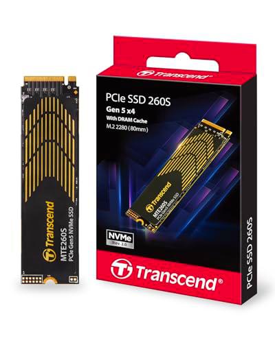 Transcend NVMe PCIe Gen5 x4 MTE260SM.2 SSD Solid State Drive TS1TMTE260S