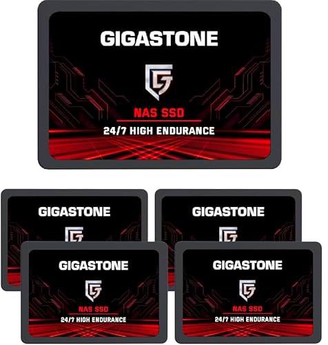 Gigastone SATA SSD 512 GB (paquete de 5) SSD de 2.5 pulgadas