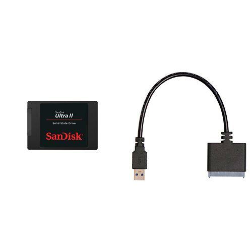 SanDisk - Disco duro sólido interno SSD de 960 GB + Kit de actualización SanDisk SSD para notebook