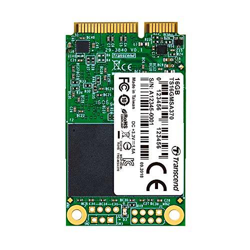 Transcend MSA 370 - Disco Duro sólido Interno SSD mSATA de 16 GB (Flash MLC