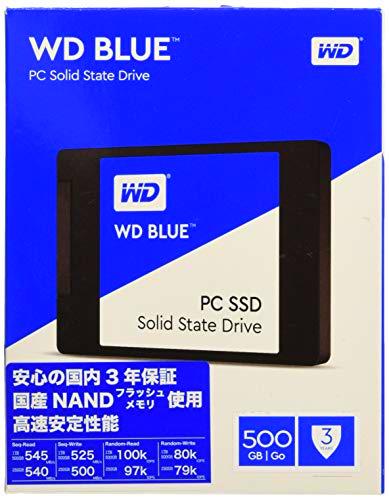 WD Blue, disco de estado sólido (SSD) interno de 500 GB