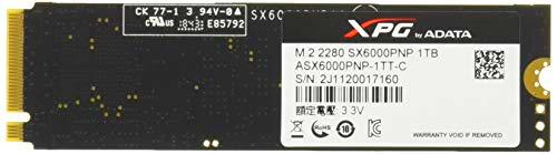 XPG SX6000 Pro Unidad de Estado sólido M.2 1000 GB PCI Express 3.0 3D TLC NVMe