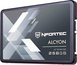 Nfortec Alcyon 2,5" SSD 256GB SATA III,Disco Duro Estado sólido Interno con Interfaz Serial ATA III 6Gb/s