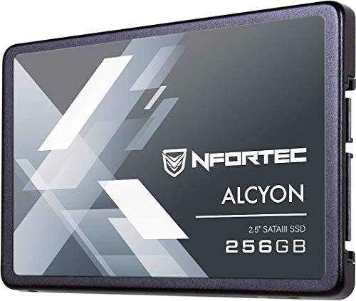Nfortec Alcyon 2,5" SSD 256GB SATA III,Disco Duro Estado sólido Interno con Interfaz Serial ATA III 6Gb/s